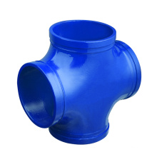 CAST IRON GROOVED EQUAL CROSS PIPE FITTING